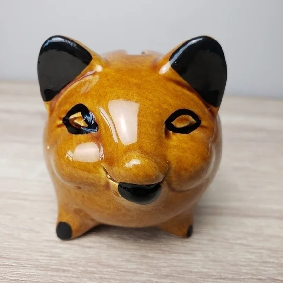 Vintage Mini Handpainted Piggy Bank - Picture 10 of 11